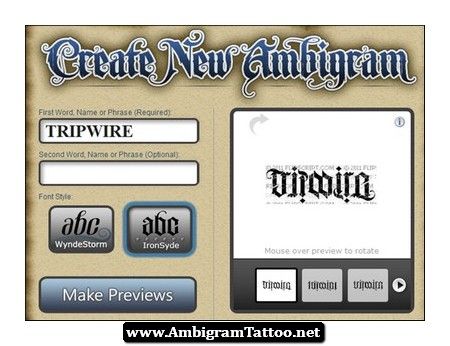 ambigram generator free online